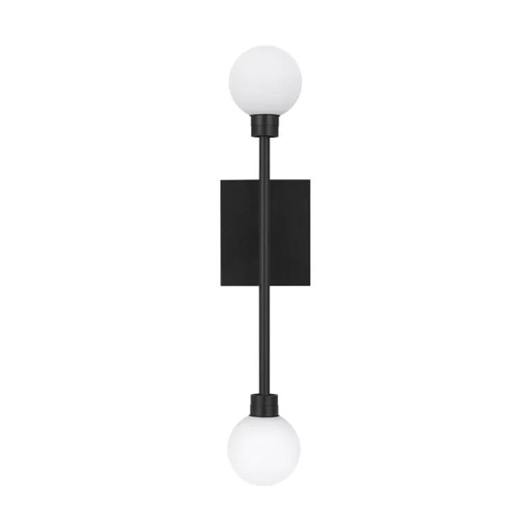 Matte Black LED Wall Sconce from the Mara Collection