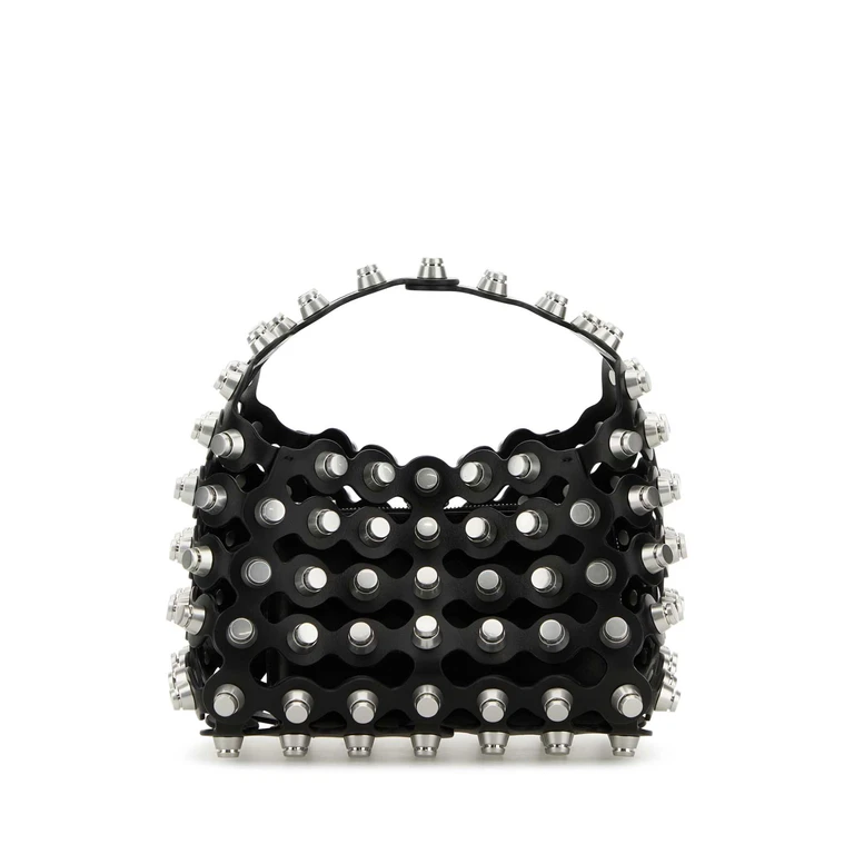Alexander Wang Embellished Leather Small Rex Handbag
