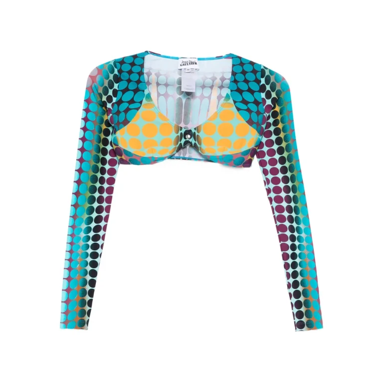 Jean Paul Gaultier Long-sleeve Polka Dot Top