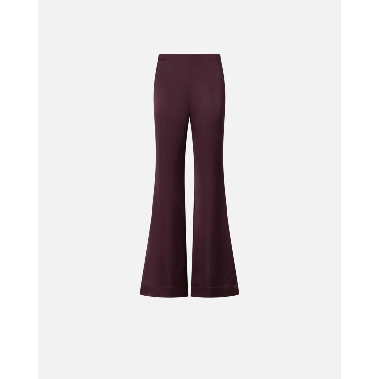 Pinko - Pantalon évasé en satin - 36