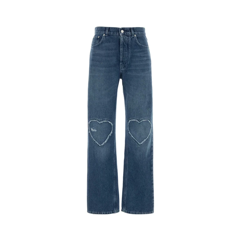 Denim Jeans Blu Exterior: Cotton - Women