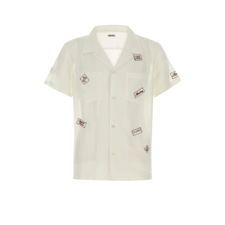 Bode White Cotton Blend On Air Shirt