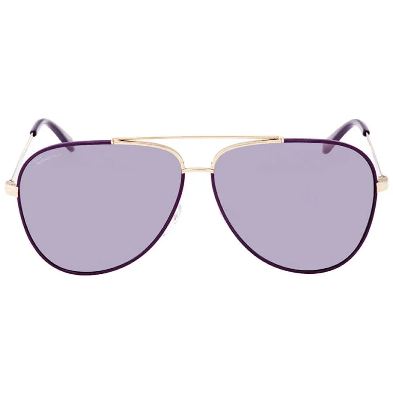 Ferragamo Purple Pilot Unisex Sunglasses SF131S 736 60