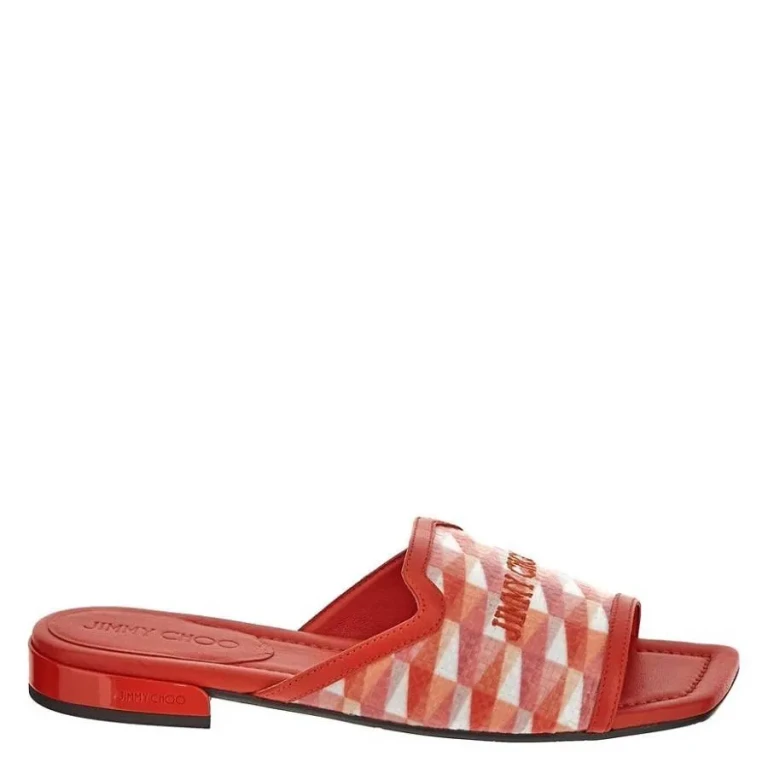 Jimmy Choo Nako Nappa Leather Flats