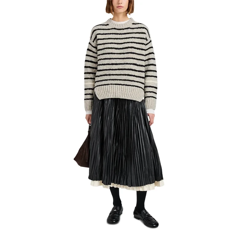 Proenza Schouler White Label Leonie Sweater in Stripe Wool