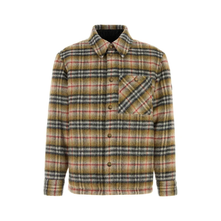 Burberry Embroidered Wool Jacket Beigeipcheck Exterior: Lining: Nylon Giubbini - Men