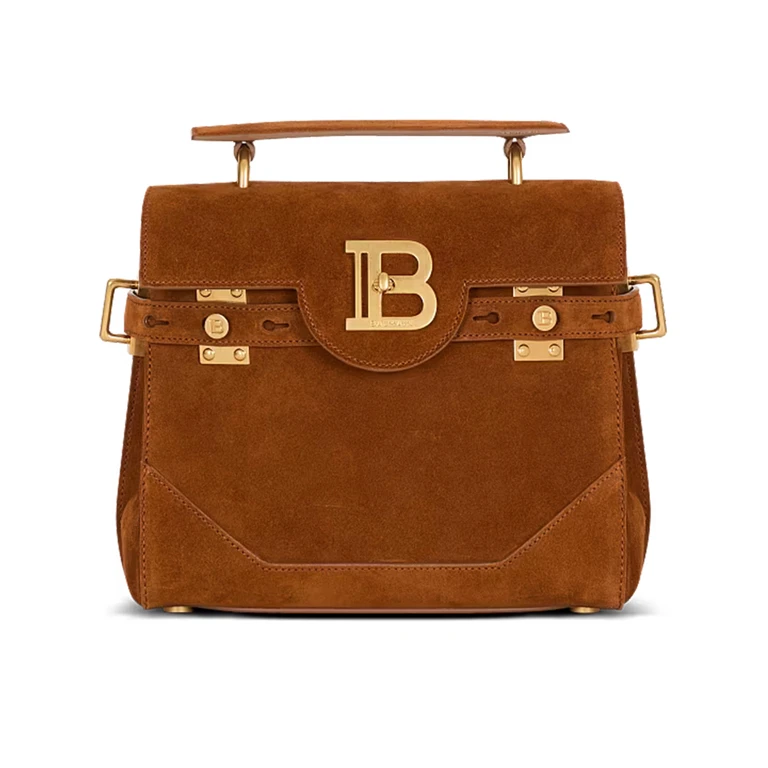 Balmain Paris Classic Handle Bag M Brown Borsa - Women