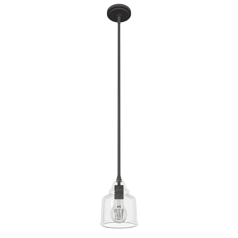 Noble Bronze One Light Mini Pendant from the Dunshire Collection