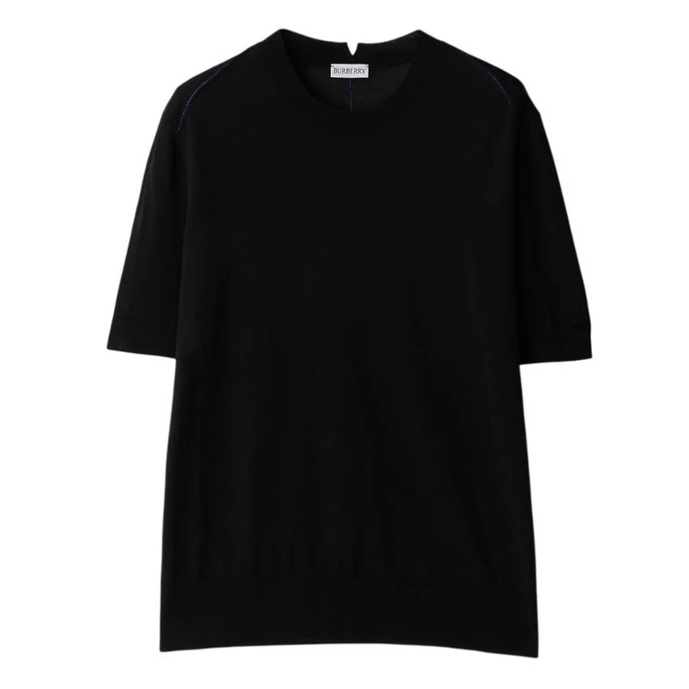 Burberry Crew-Neck Wool Knitted T-Shirt