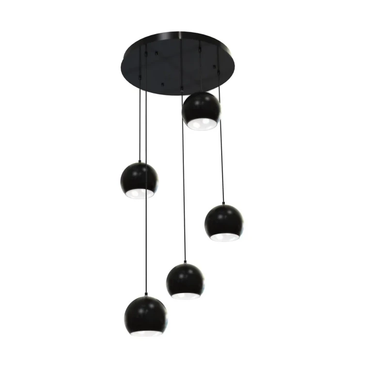 Roxy 5-Light Pendant in Black