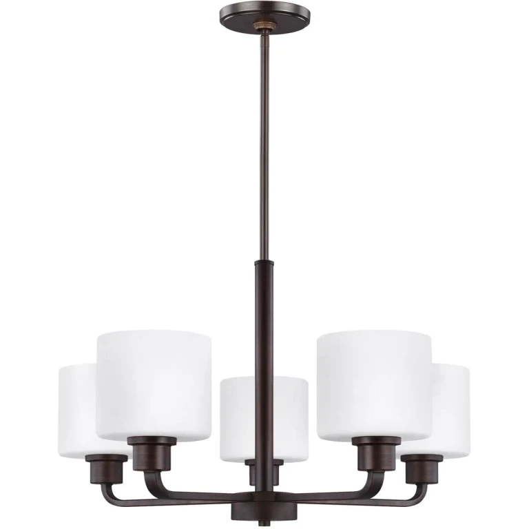Canfield 5-Light Chandelier in Bronze