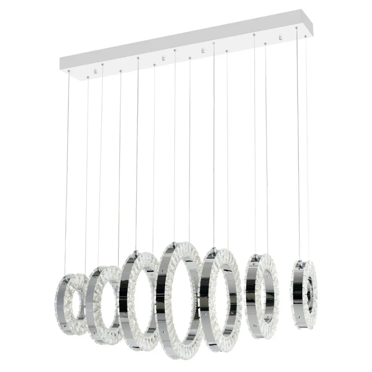 Chrome LED Chandelier from the Celina Collection