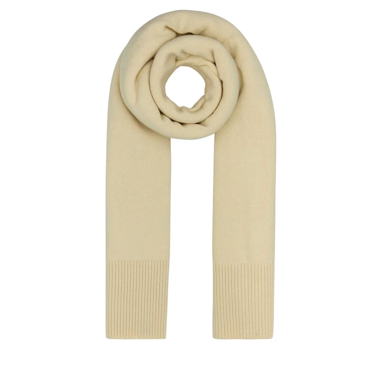 Camilla And Marc Ivory Wool Blend Ash Scarf Brightcream Exterior: Merino Nylon Sciarpe E Foulard - Women