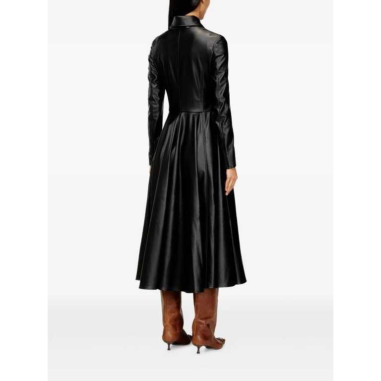 Diesel Dresses Black Pl+coatingpu - Women