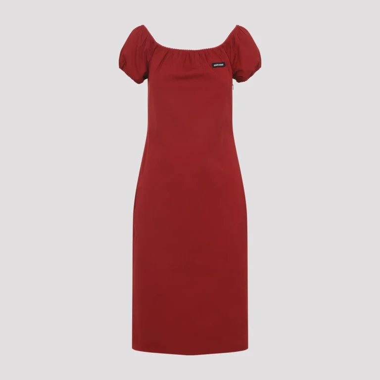 MIU MIU - Miu Miu Cotton Midi Dress