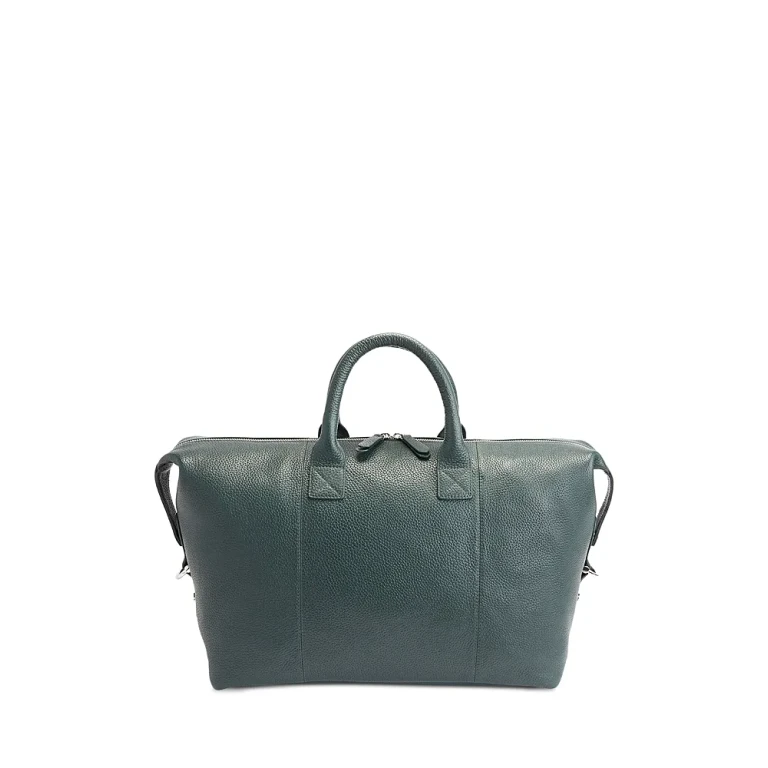 Royce New York Leather Weekender Duffel Bag