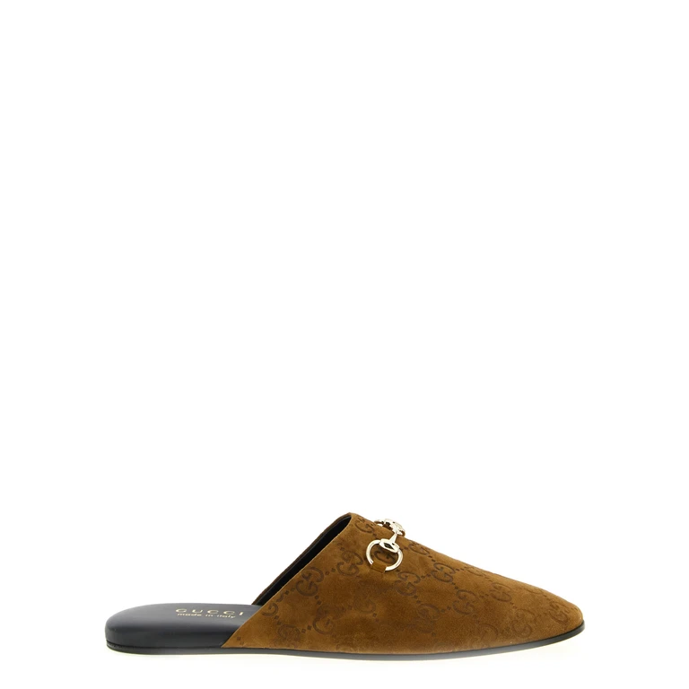 Brown Calfskin Mules - Women