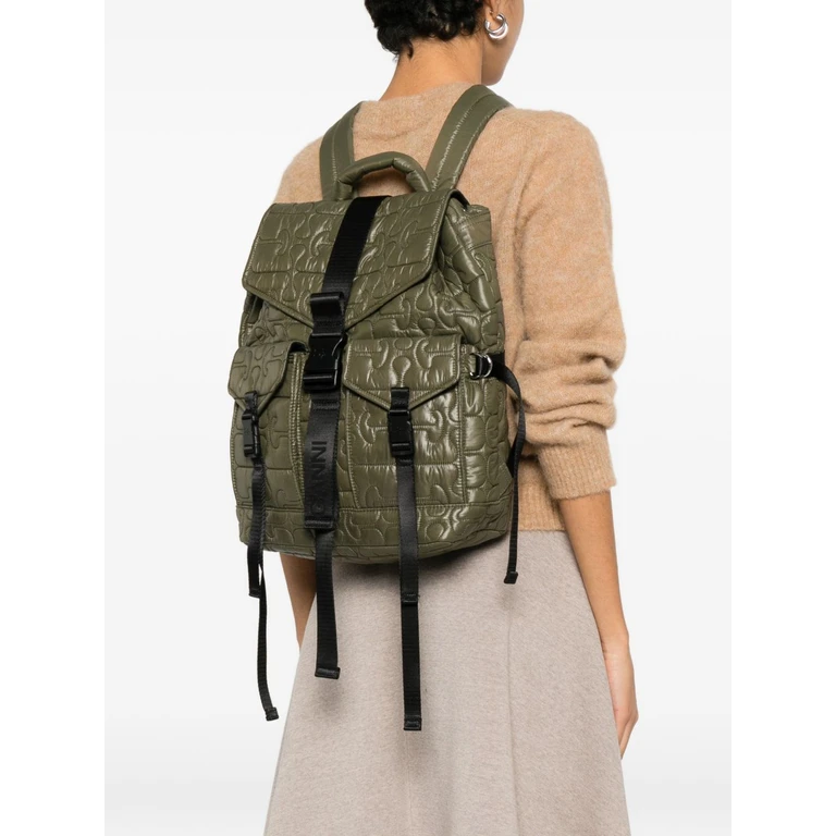 Ganni Sac À Dos - Vert