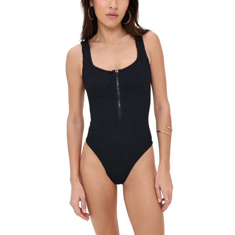 Hunza G Dallas 连体泳衣 黑色