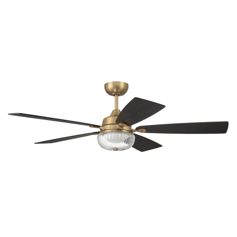 Satin Brass 52" Ceiling Fan from the Chandler no Wifi Collection