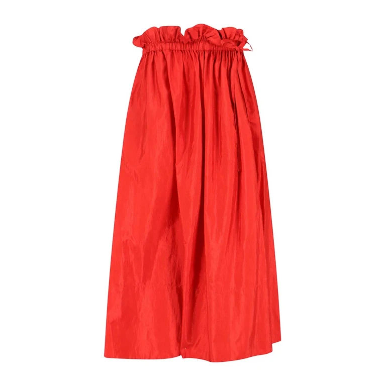 Jil Sander Jupe Midi - Rouge