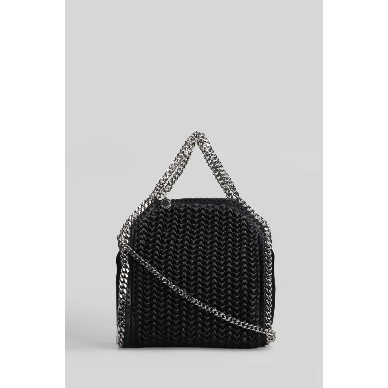 Stella McCartney Falabella Mini Shoulder Bag In Black Polyester