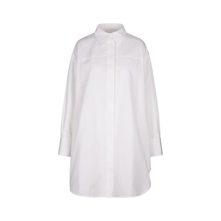 Jil Sander White Poplin Shirt Dress