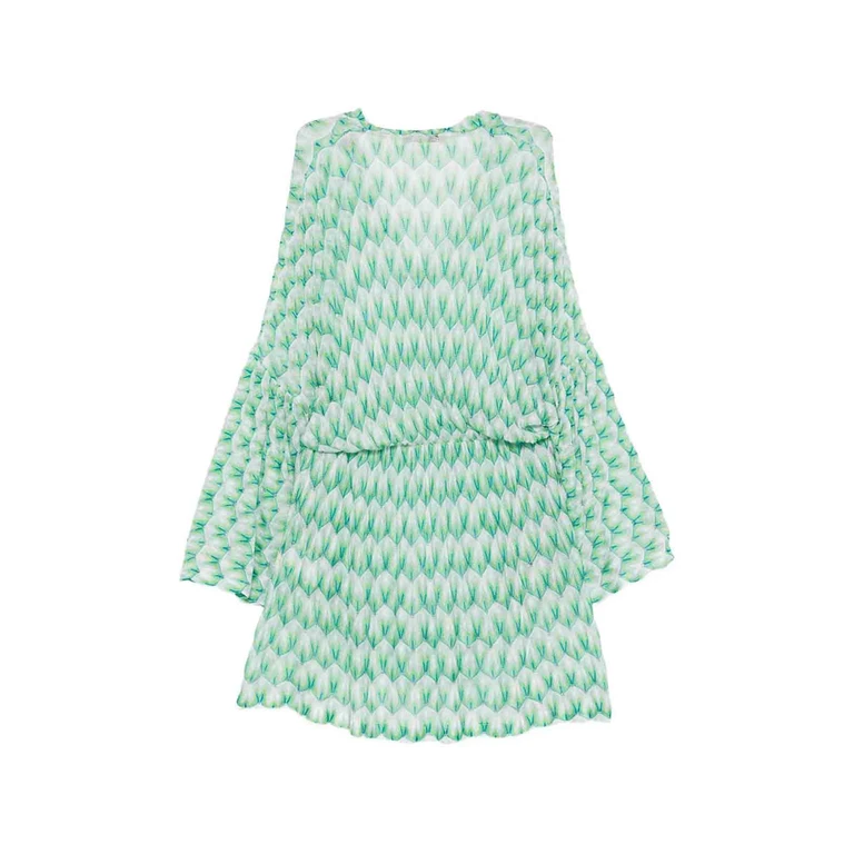 Missoni Robe Au Genou - Vert