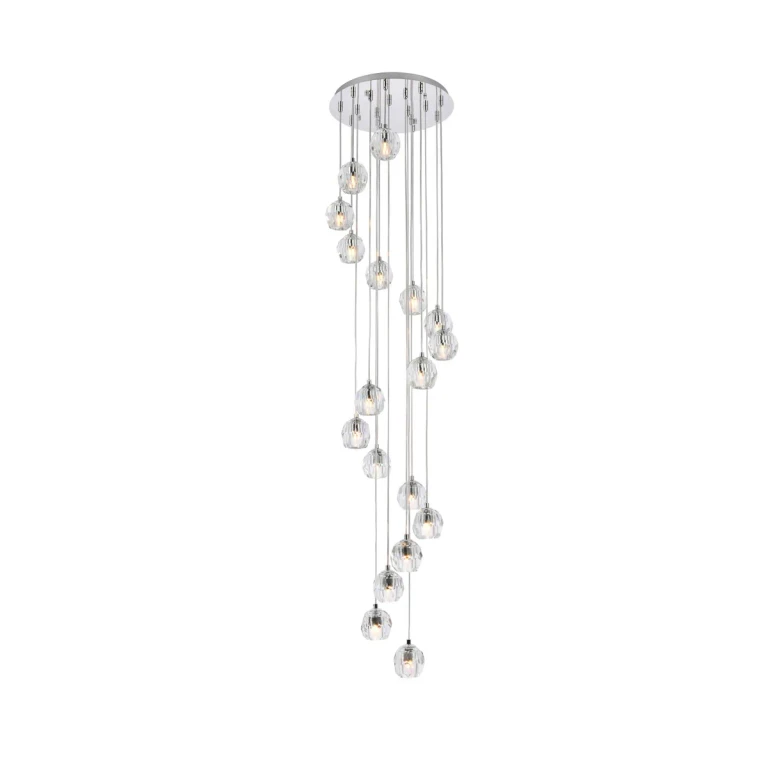 Chrome LED Pendant from the Eren Collection