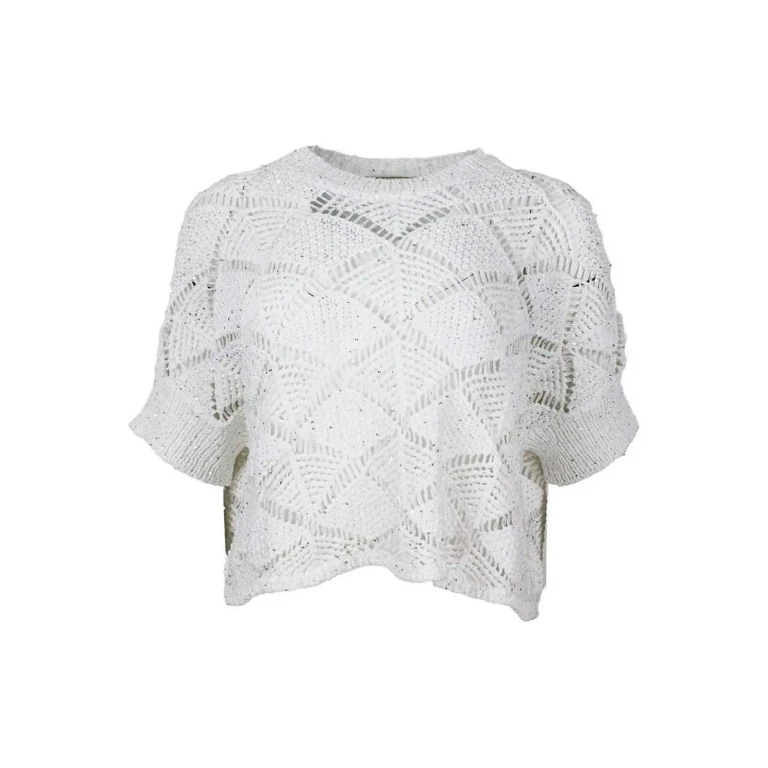 Antonelli Firenze Pull Col Rond - Blanc