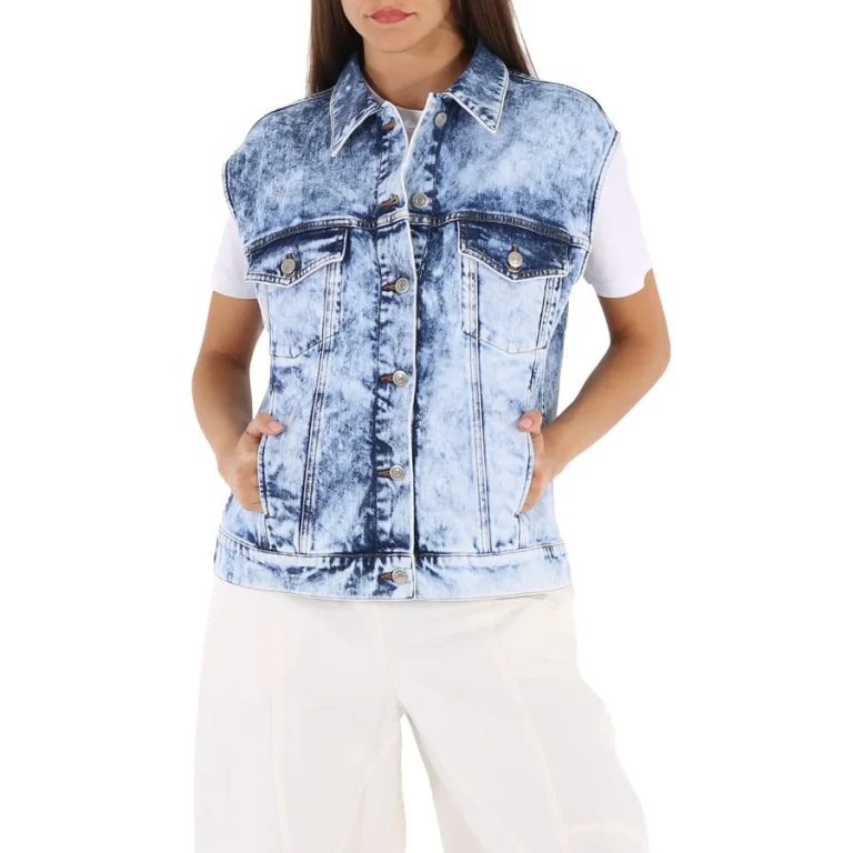 Stella McCartney Ladies Vintage Washed Denim Vest