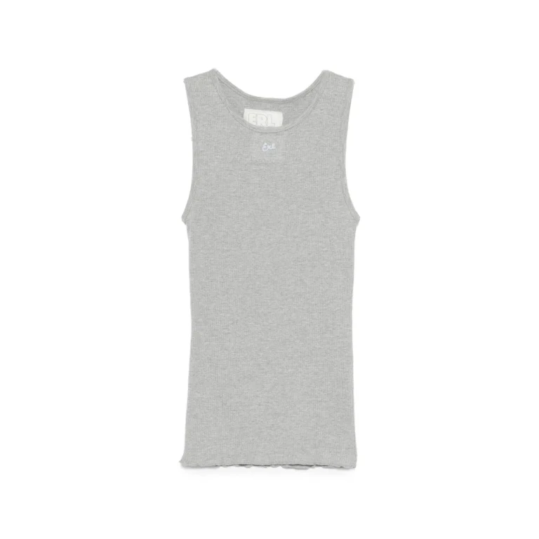 Erl Ribbed Logo Tank Top