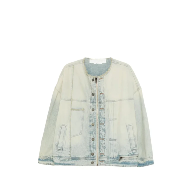 Isabel Benenato Frayed-hem Jacket