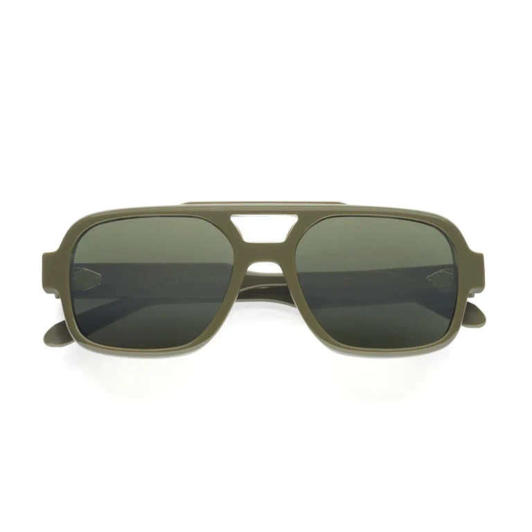 Emmanuelle Khanh Emmanuel Kahn Hero 375 Verde Oliva Sunglasses