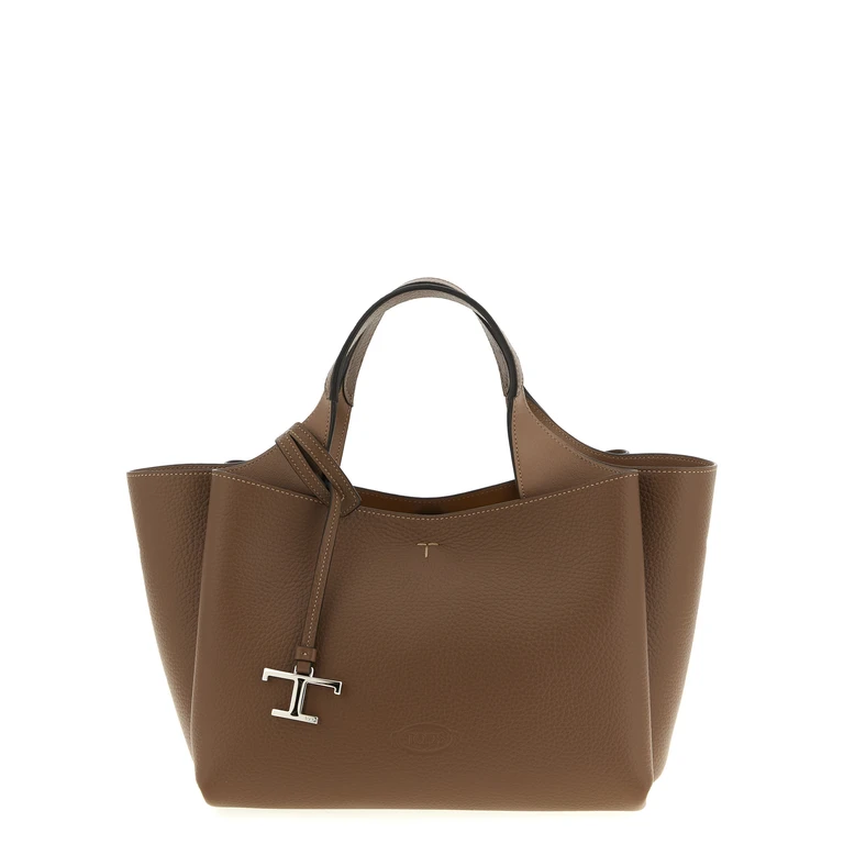 Tod's Brown Calfskin Handbag Bag - Women