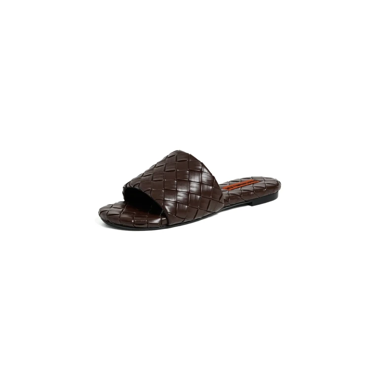 SIMONMILLER Woven Salerno Sandals Chocolate 36