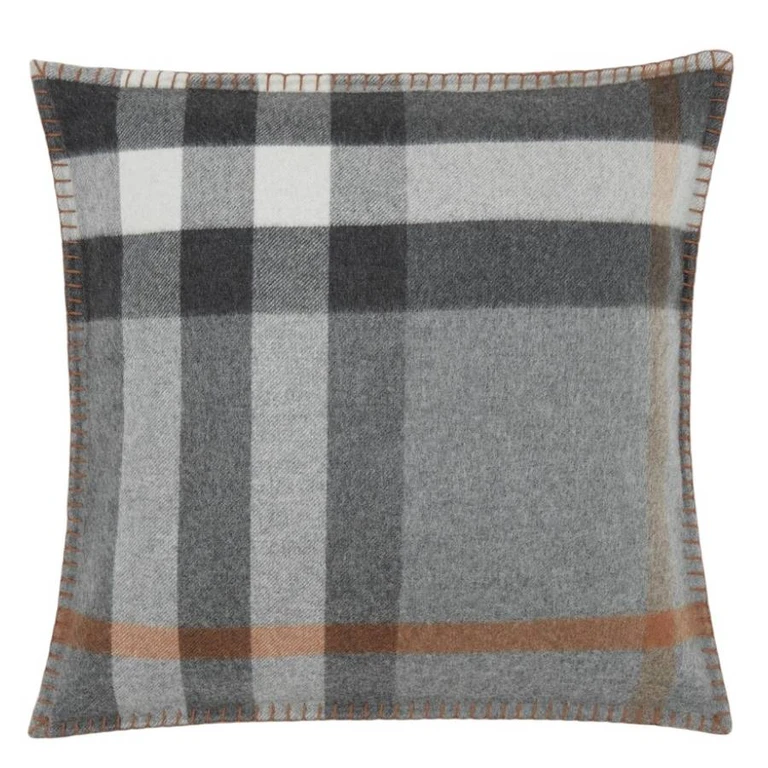 Burberry Check Cashmere Cushion Cover