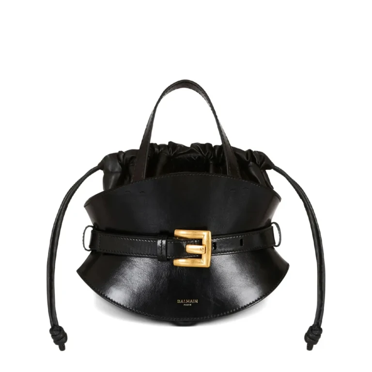 mini tote tas met riemdetail