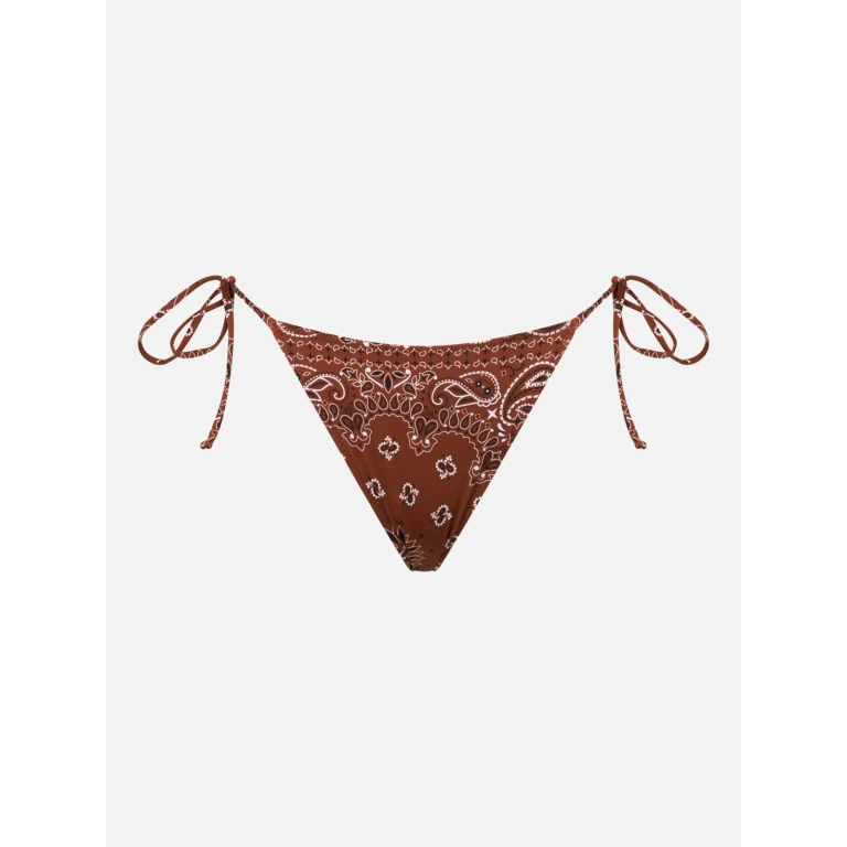 MC2 Saint Barth Marielle Brown Bandanna Swim Briefs