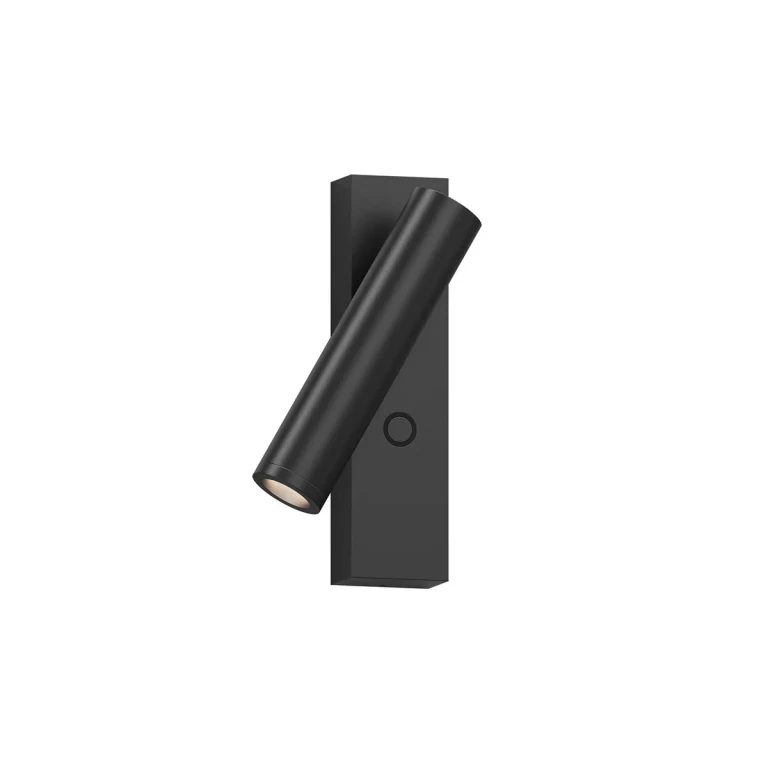 Textured Black LED Wall Lamp from the Haim Collection