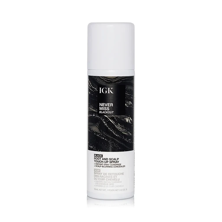 Igk Hair Never Miss Root & Scalp Touch Up Spray - Blackout 2 oz.