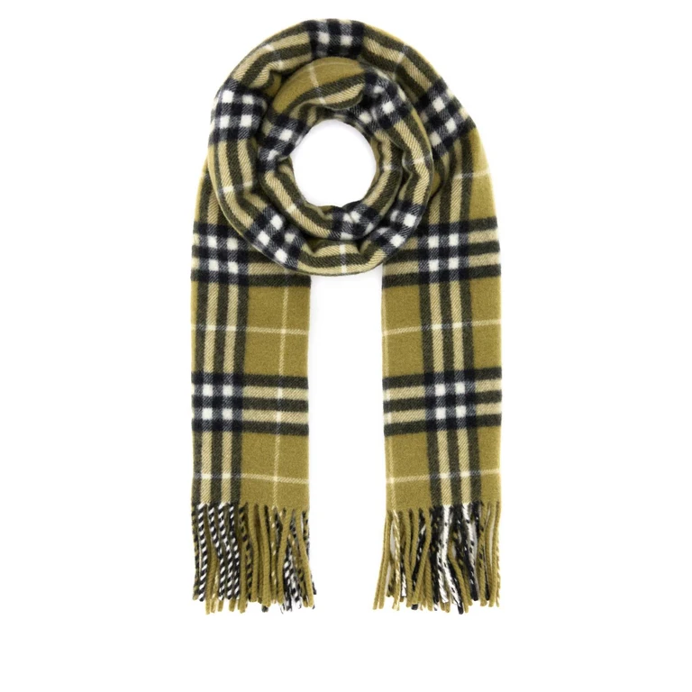 Burberry Embroidered Cashmere Scarf Acre Exterior: Sciarpe E Foulard - Unisex