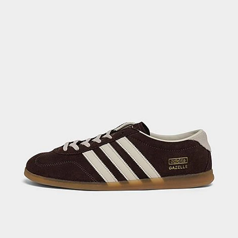 adidas Women's Originals Gazelle Lo Pro Casual Shoes in Aurora Coffee/Off White/Gum Size: 5.5