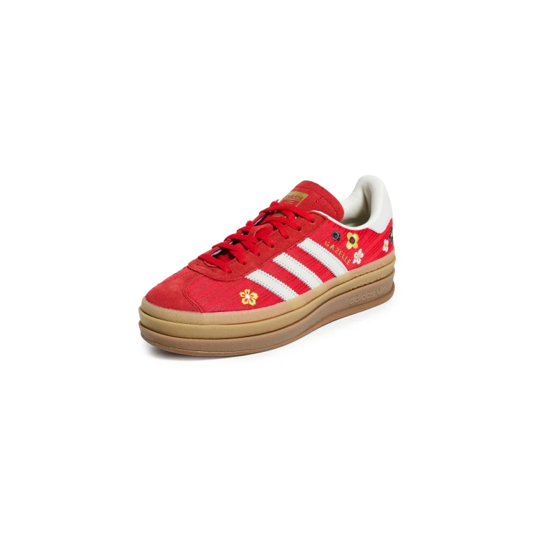 Adidas Gazelle Bold 运动鞋 Scarlet/Off White/Eqt Yellow