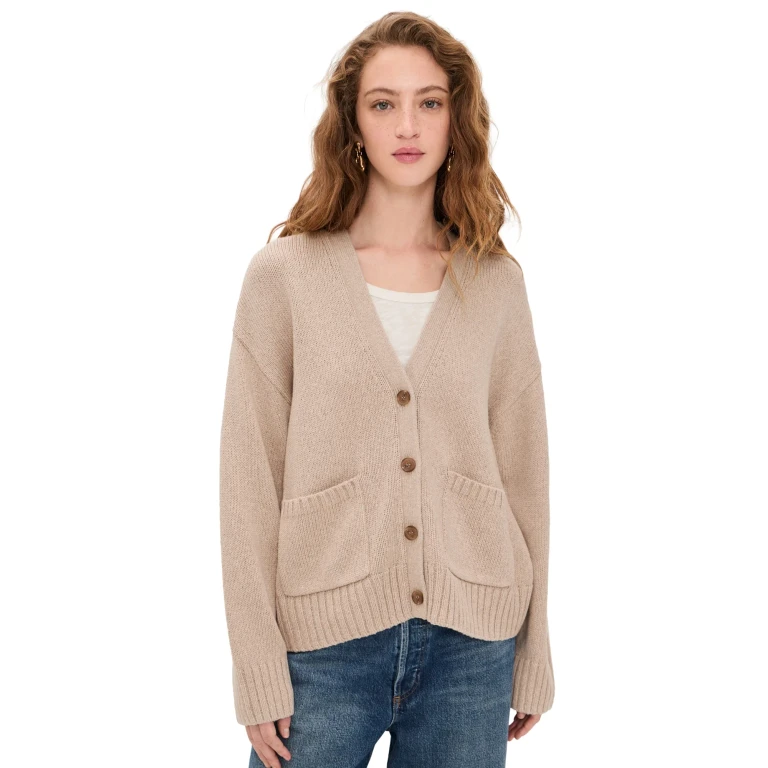 Jenni Kayne Barrett Cardigan Light Khaki XS