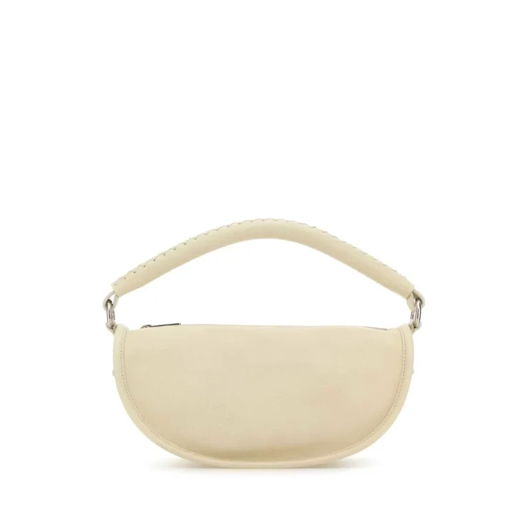 Burberry Ivory Leather Handbag