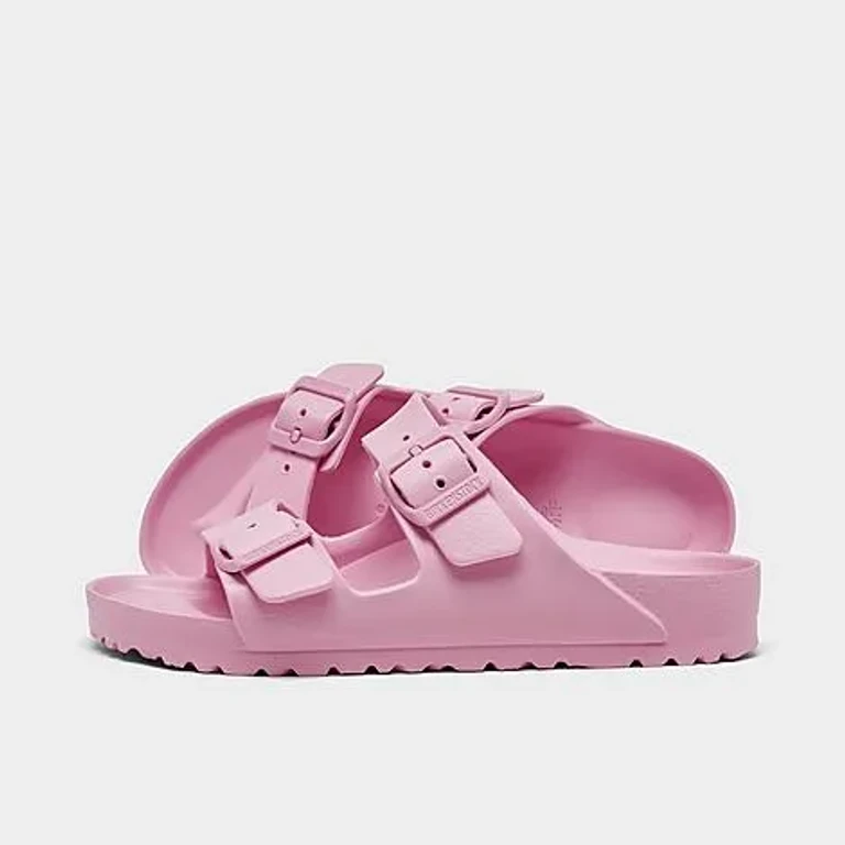 Birkenstock Girls' Little Kids Arizona EVA Sandals in Fondant Pink Size: 29