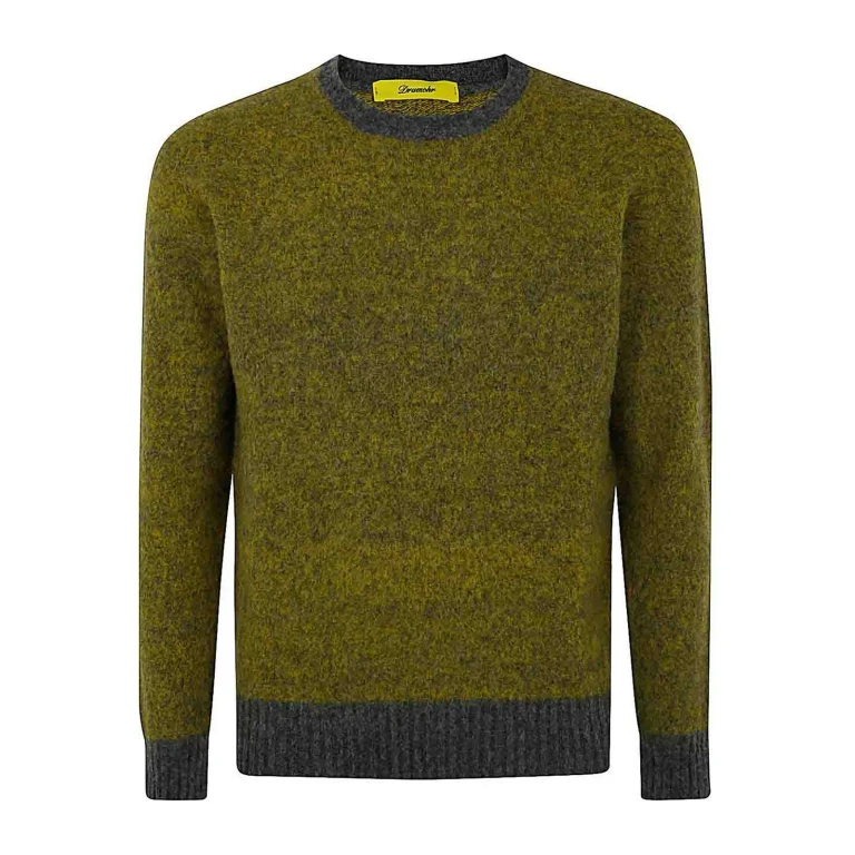 Drumohr Pull Col Rond - Bleu