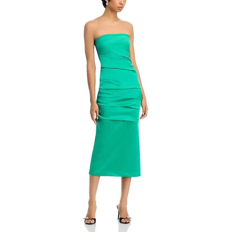 Chiara Boni La Petite Robe Keiky Satin Midi Dress