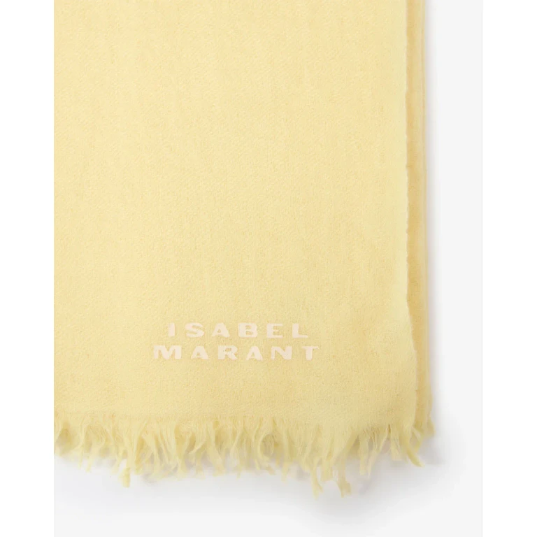 Echarpe Alette - Femme - Jaune Pâle Inactif - Isabel Marant